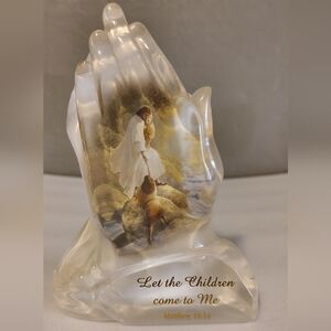 Praying Hands Resin Cast Collectible